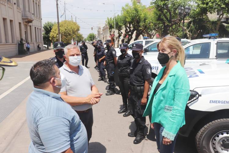 Operativo Sol: se sumaron móviles y efectivos.