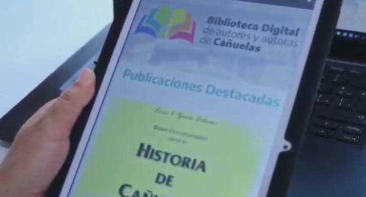 INAUGURARON LA BIBLIOTECA DIGITAL DE AUTORES Y AUTORAS CAÑUELENSES
