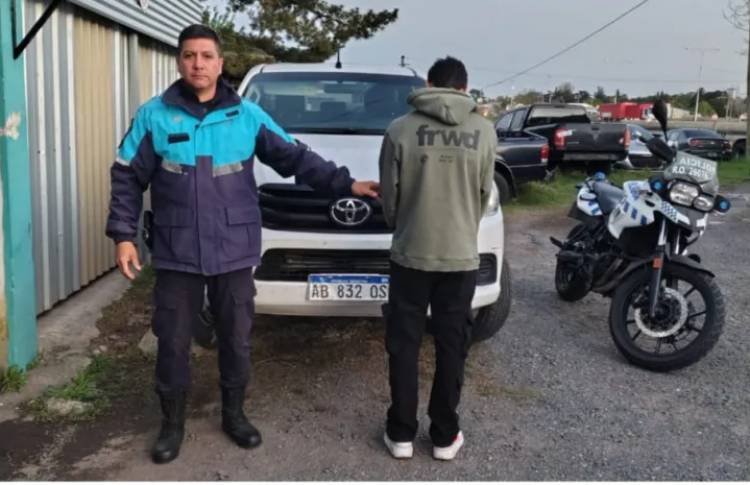 Secuestran un vehículo robado en Cañuelas en  el 2022 